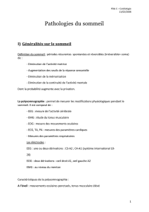 II) Les pathologies du sommeil