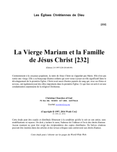 La Vierge Mariam et la Famille de Jésus Christ [232]