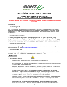 instruction manual for pv module