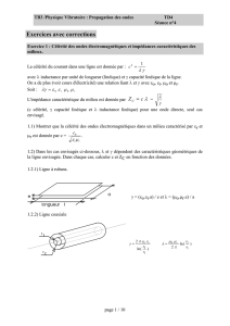 TB3 /Physique Vibratoire : Propagation des ondes TD4