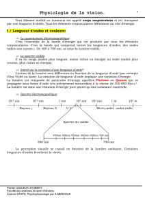 V / Convergence pour la vision rapprochée