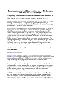Belgique : PS et MR s`opposent sur l`utilisation des cellules souches