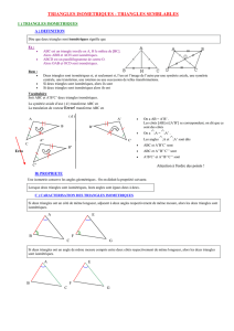 triangles isometriques