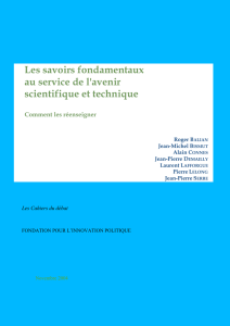 savoirs_fond - Institut Fourier