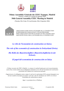 association suisse pour l`economie de la construction