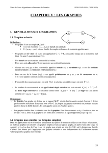 Chapitre I : Notions d`algorithme et de Complexité