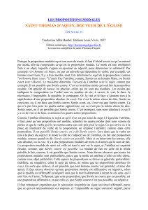 les propositions modales - Documenta Catholica Omnia