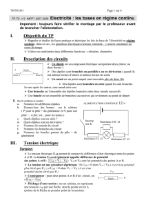 V. Caractéristiques des dipôles