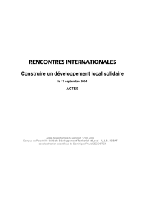 actes economie sociale et developpement local - Saw-B