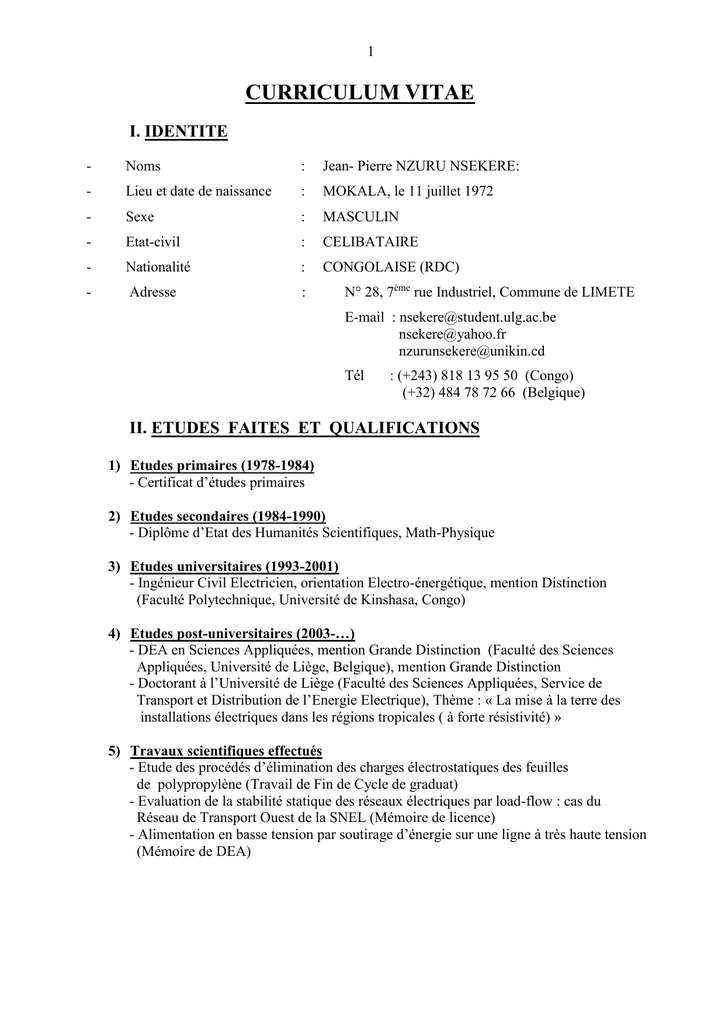 Curriculum vitae congolaise 08 image
