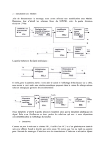 2 – Simulation sous Matlab