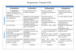 Période 1 8 semaines