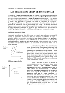 Choix de portefeuilles