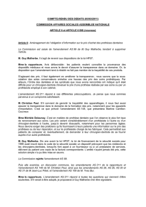COMPTE-RENDU DES DEBATS (03/03/2011) COMMISSION