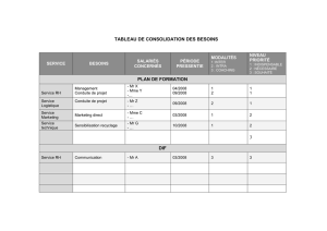 tableau de consolidation des besoins