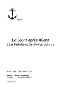 Le sport après 40ans