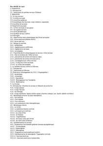 Plan détaillé du cours