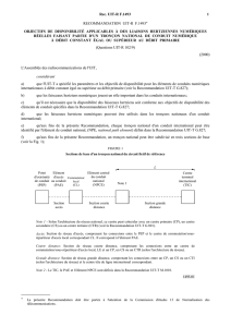 F.1493 - Objectifs de disponibilité applicables à des liaisons