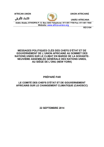 Page 1 AFRICAN UNION UNION AFRICAINE UNIÃO AFRICANA