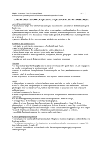 Document du Centre référent Lyonnais pour les troubles des