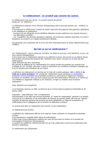 Le médicament