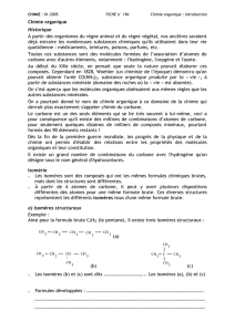 Cours de chimie organique pour l`option spécifique et l