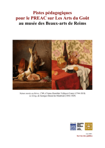 Musée des Beaux Arts : "pistes pédagogiques"