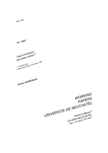 1. Introduction - Université de Neuchâtel