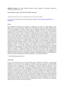 Économique, justification marchande et démocratie - Pekea-fr