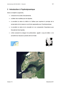 3 Introduction à l`hydrodynamique