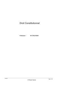 Droit Constitutionnel