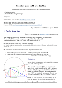 Géométrie plane en TS avec GéoPlan