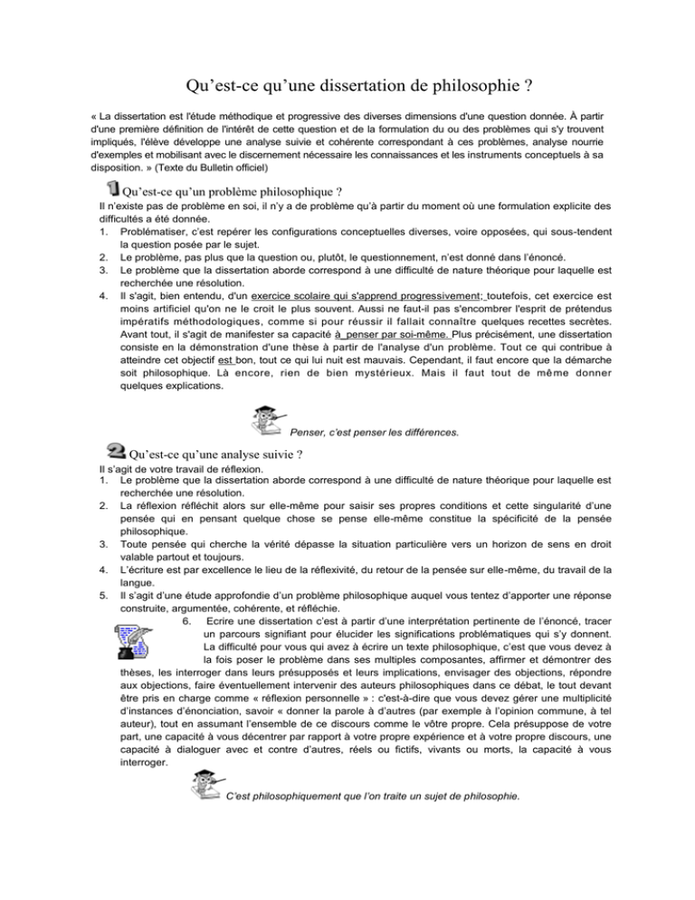 dissertation philosophique methodologie pdf