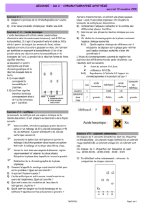 seconde - ds 3 – chromatographie synthese