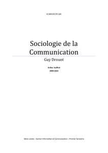 Sociologie de la Communication