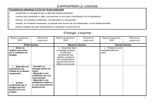 S`approprier le langage