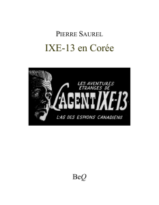 IXE-13 en Corée - La Bibliothèque électronique du Québec