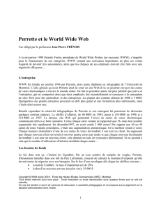 Perrette et le World Wide Web