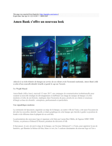 Amen Bank s`offre un nouveau look : Kapitalis : http://kapitalis.com