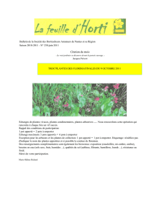 Le dernier buletin (Format word) - Shaner Horticulteurs amaterus