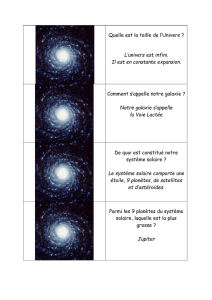 Quelle est la taille de l`Univers ? L`univers est infini. Il est en
