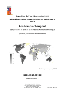 comprendre le climat et le réchauffement climatique