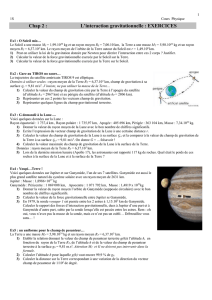 1 1S Cours Physique Chap 2 : L`interaction gravitationnelle