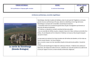 Dictée Le cercle de Stonehenge
