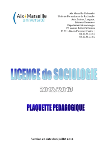 Bienvenue en Licence Lettres et Sciences Humaines mention