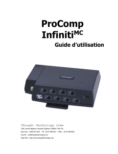 ProComp Infiniti - Thought Technology Ltd.