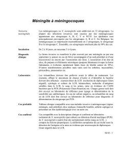 Méningite à méningocoques - About WIV-ISP