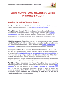 Spring-Summer 2013 Newsletter – Bulletin