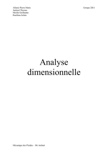 8.1.1. rappels generaux sur l`analyse dimensionnelle