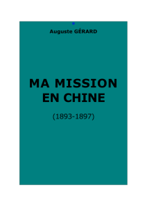 MA MISSION EN CHINE (1893